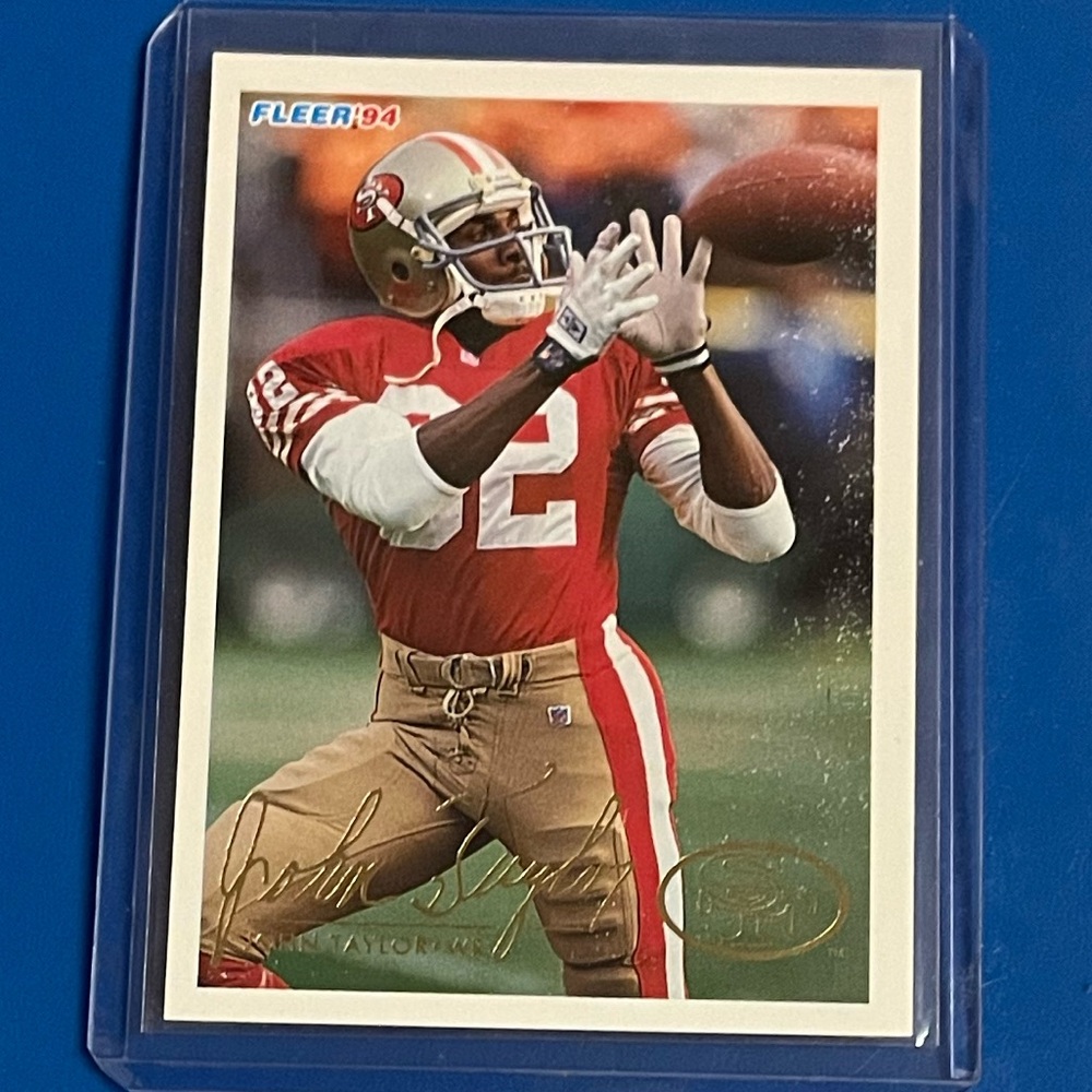 John Taylor #424 1994 Fleer Football Trading Card